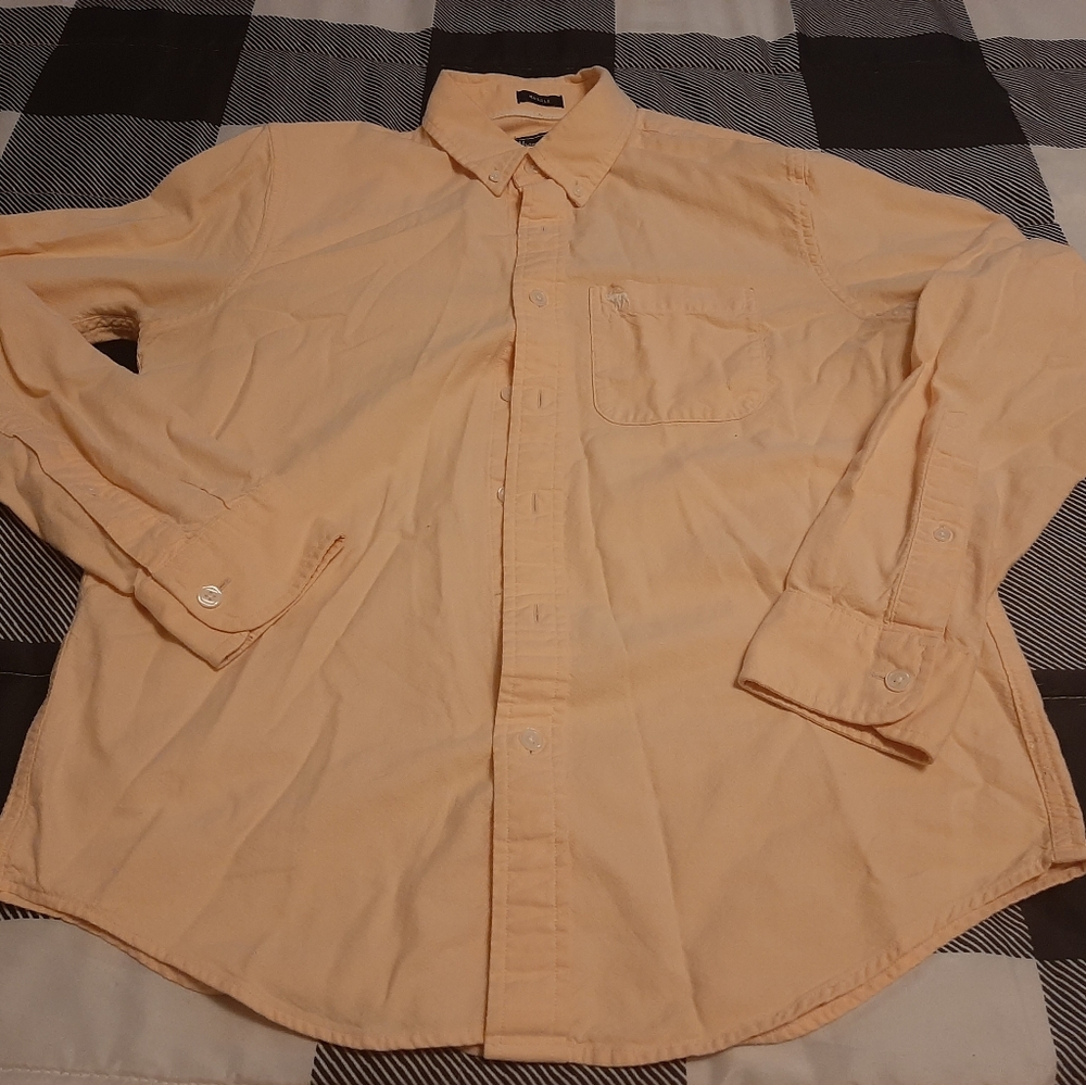 Preowned Men's Abercrombie & Fitch Long Sleeve "Muscle" Dress Shirt (Size Small)